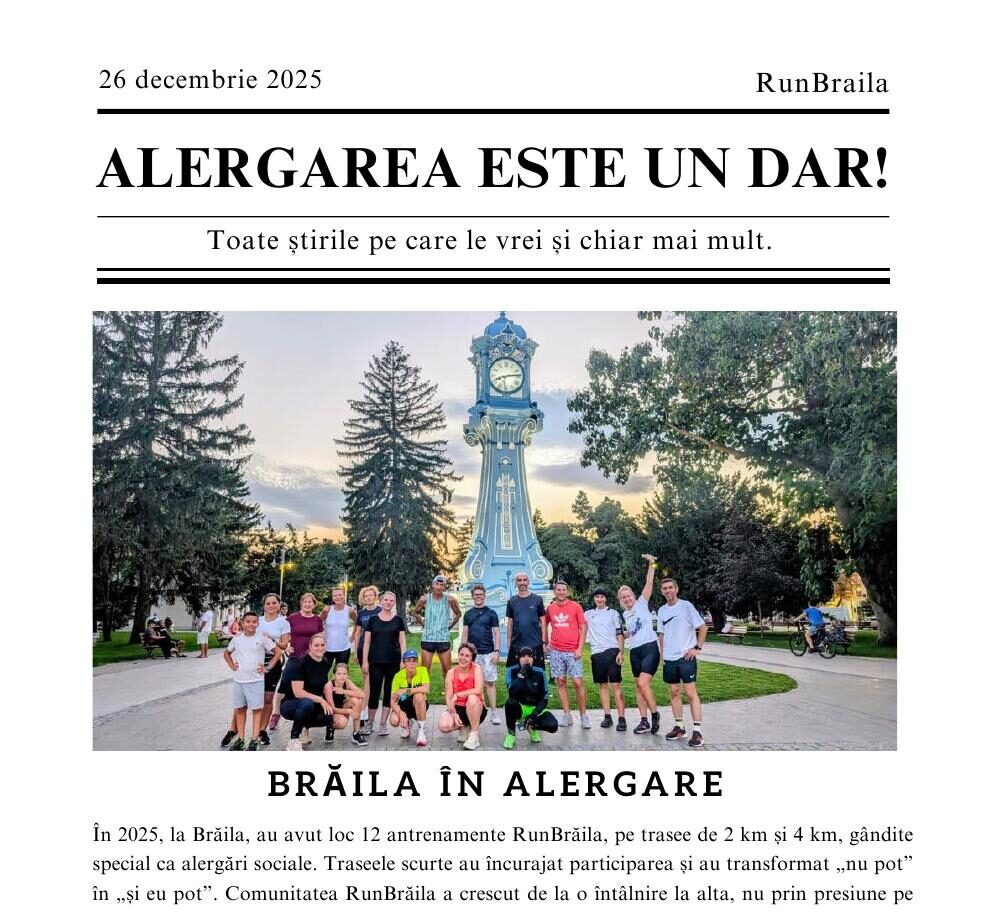 Revista RunBraila decembrie 2025